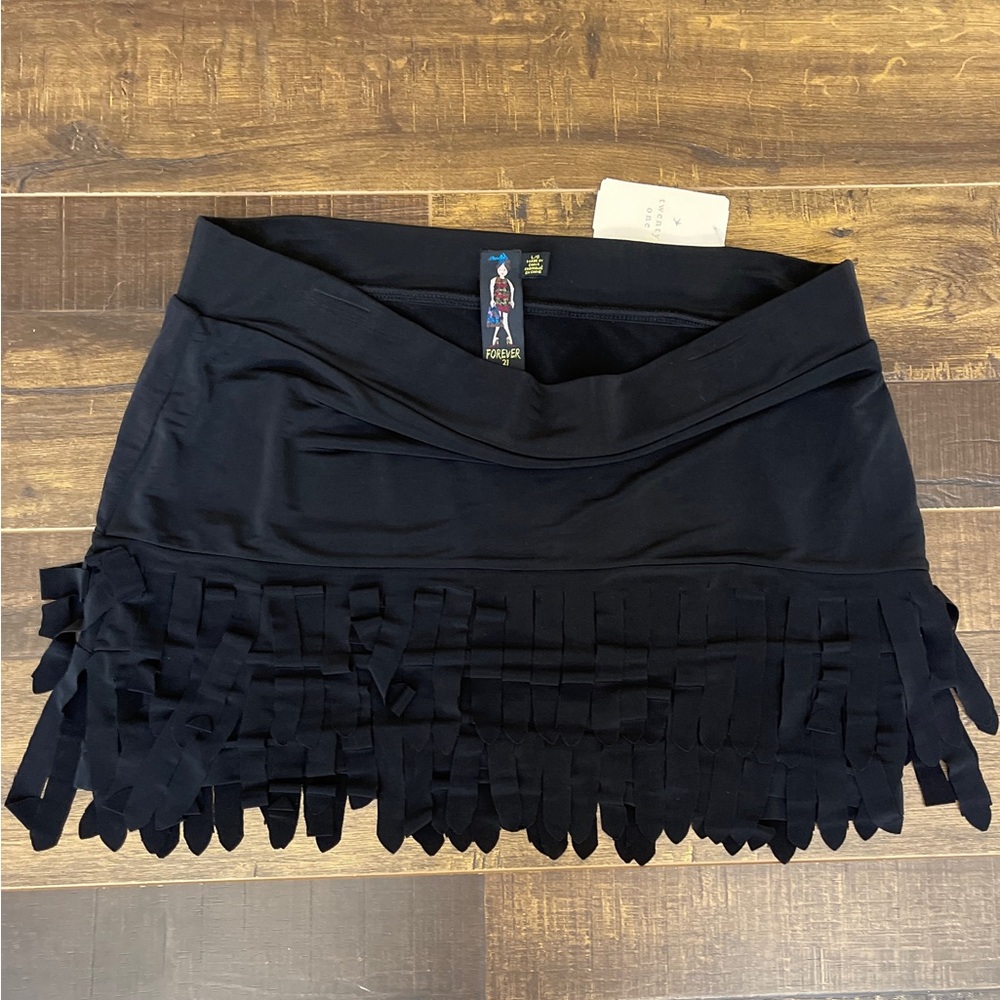 ✅ New “Forever 21” Black Spandex Mini Skirt